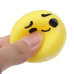 6 шт. Emoji шары игрушки для плавания мягкие плавающие Squeeze звук купания игрушки для детские игрушки для купания