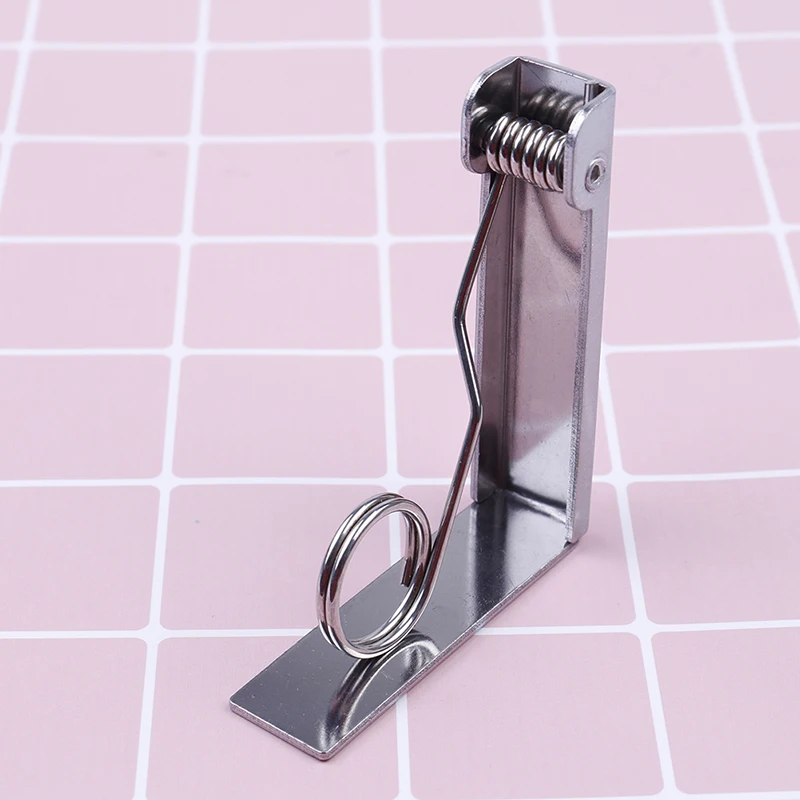 

2Pcs Wedding Promenade Table Cover Holder Clip Useful Stainless Steel Tablecloth Clamps Promenade/Round Board Stable Clips