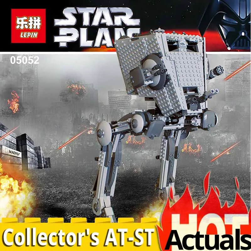 

LEPIN Starwars 05052 Out of print AT Model ST Robot Set Compatible with 10174 Building Blocks Brick toys christmas birthday gift