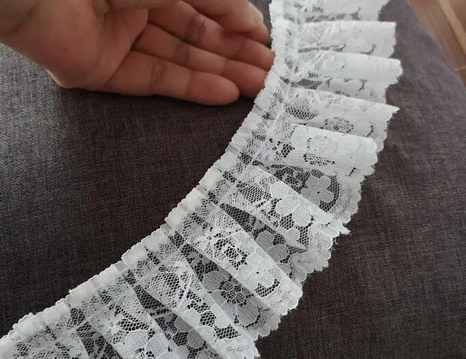 5 см широкая Горячая Вышивка Белый Черный 3D цветок кружевная ткань отделка ленты DIY швейная аппликация воротник платье свадебный гипюр Декор