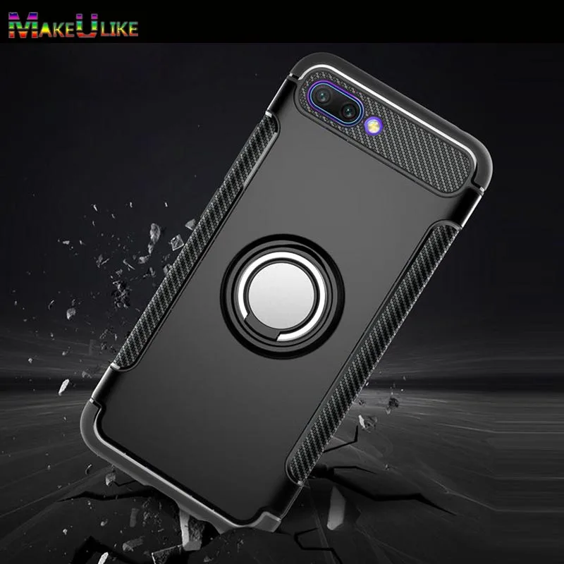 

MAKEULIKE Case For Huawei Honor 10 Cover Ring Armor Kickstand Phone Back Case for Huawei Honor 10 Honor10 Capinhas
