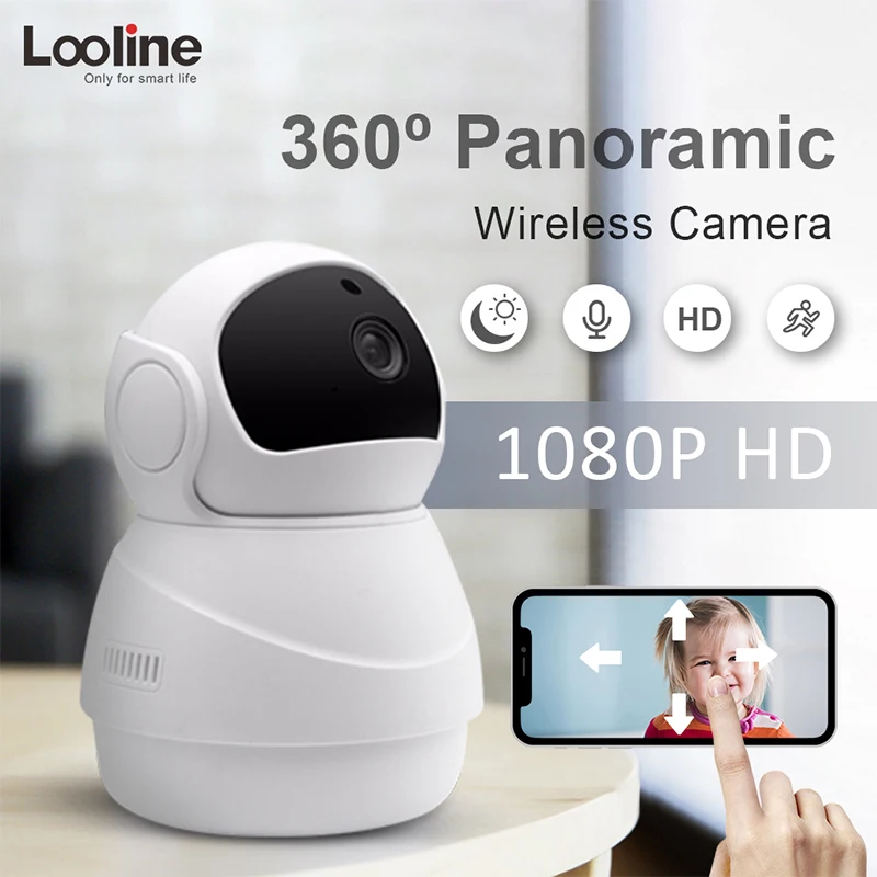 

IP Camera Wifi Home Camera 360 Degree 1080P CCTV Video Surveillance Security Camera Wireless Baby Monitor Night Vision Looline
