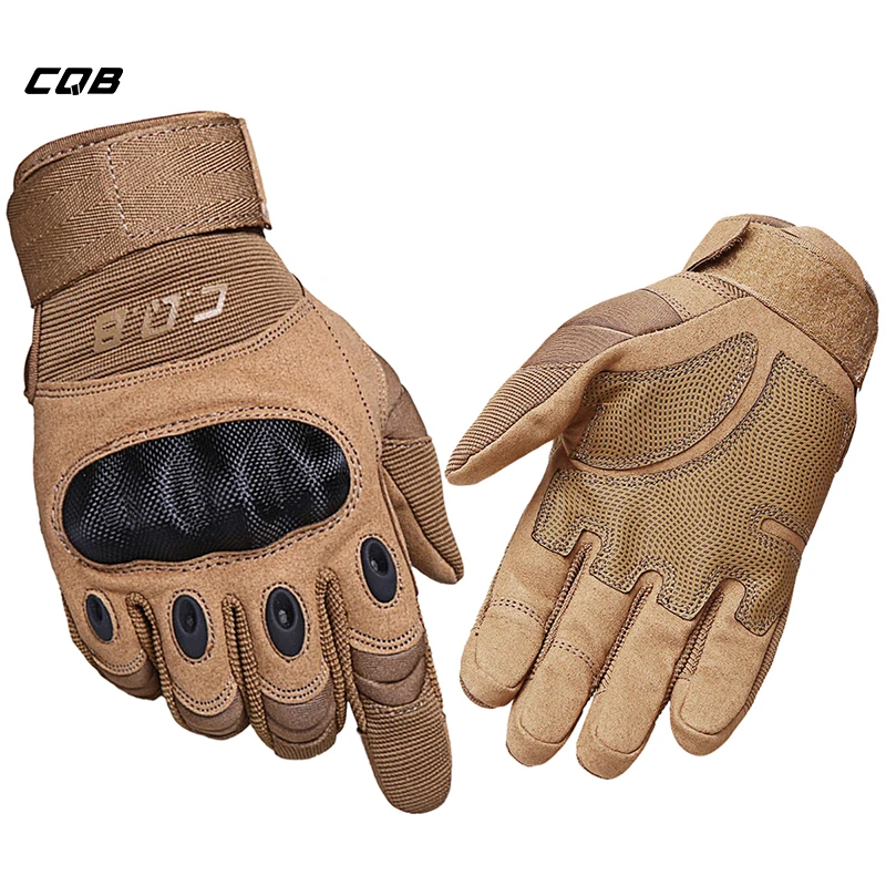 CQB Outdoor Sports Tactical Gloves Full Finger for Hiking Riding Cycling Military Men's Gloves