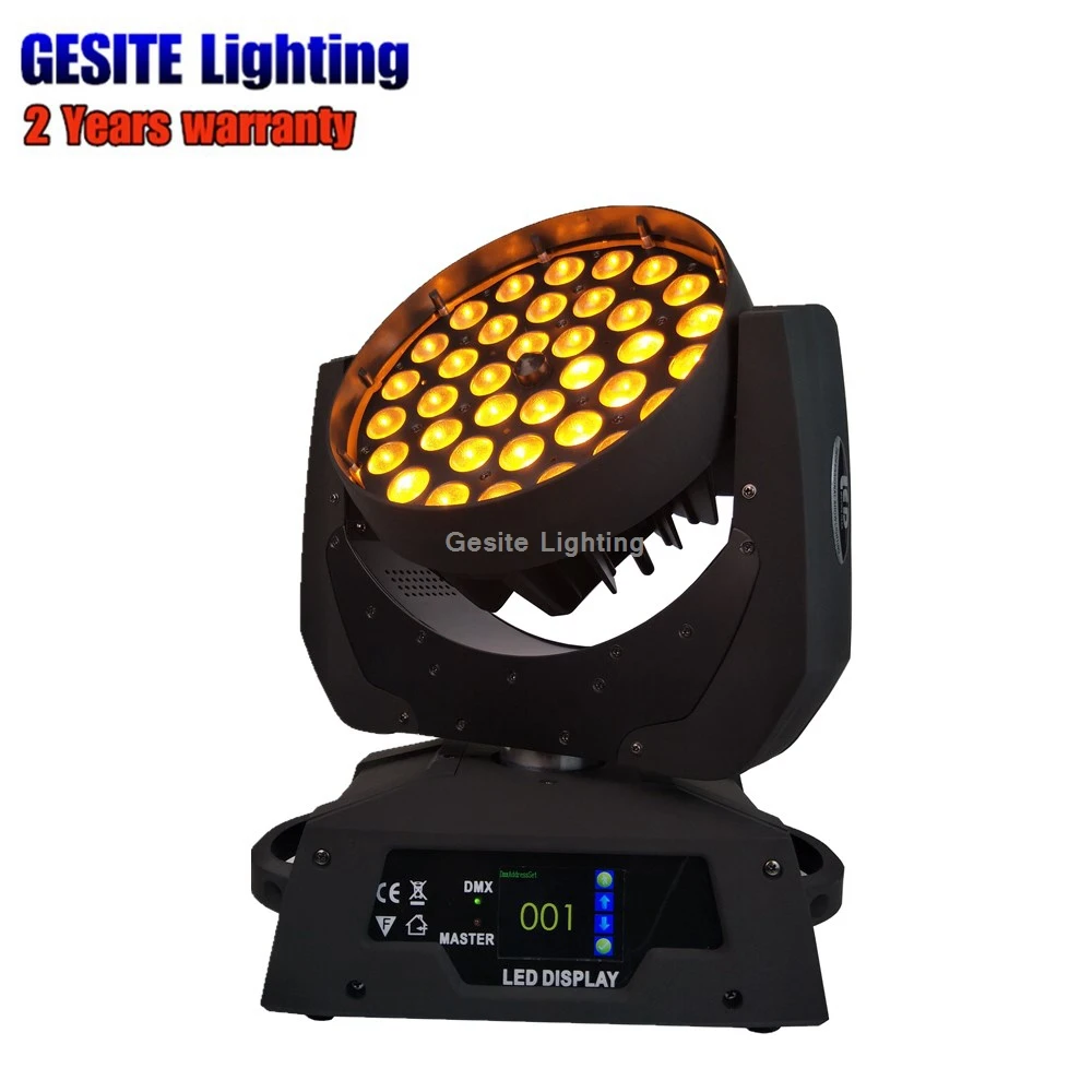 Светодиодное освещение 36x15 Вт 6in1 rgbwa uv led зум wash Этап освещения