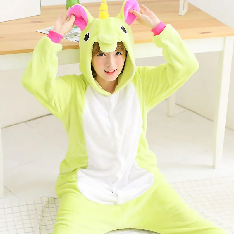 green unicorn onesie