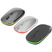 1600 dpi Регулируемая USB оптическая беспроводная компьютерная мышь 2,4G приемник супер тонкая беспроводная мышь для ПК ноутбук геймерский коврик для мыши