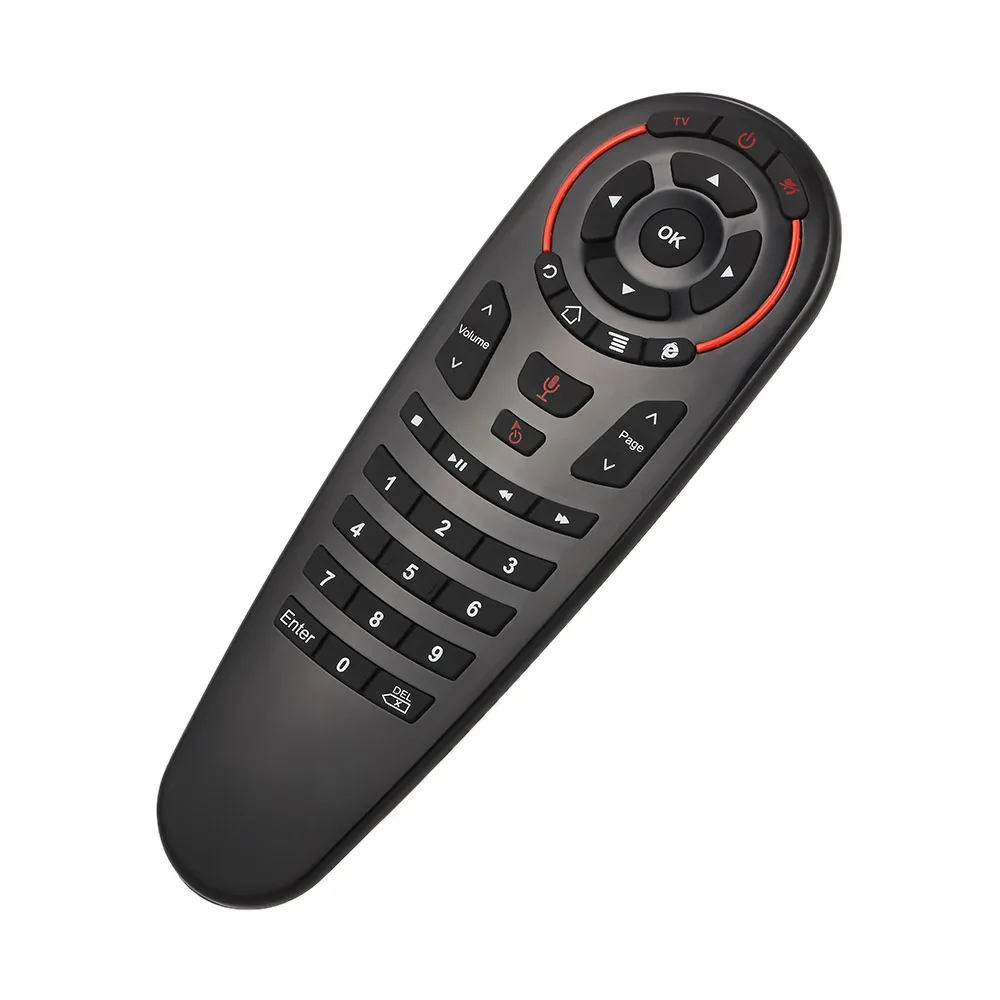 

Remote Control 2.4G Wireless Voice Air Mouse 33 Keys IR Learning Gyro Sensing Smart Remote For Game Android TV Box Mini PC 2019