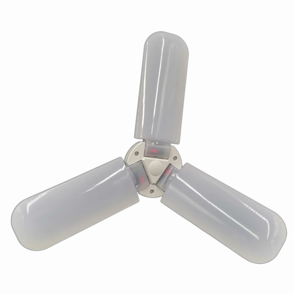 Супер яркий AC85 265V E27 45W LED деформируемый гараж свет 3200LM складной потолочный