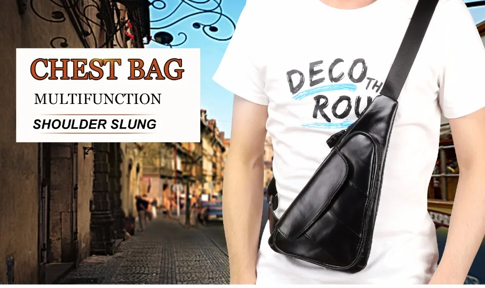 Мужская сумка для отдыха из натуральной кожи, сумка через плечо, модная сумка на плечо для мужчин, маленький нагрудный рюкзак 420