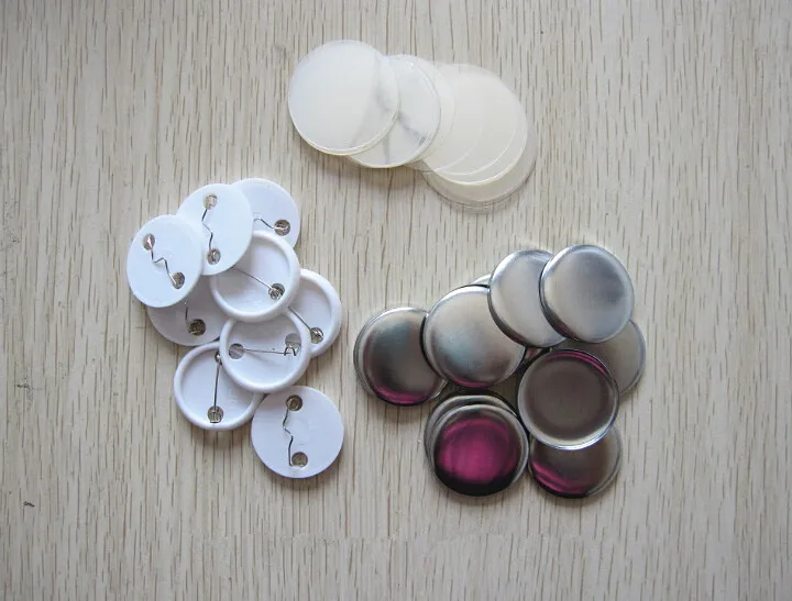 

sales promotion art craft DIY black pin button 25mm(1") badge tin maker pin badge consumptive materials