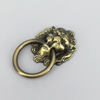 

8PCS Retro Antique Cabinet Door Knob, Lion Head Cupboard wardrobe door Handle Dresser Drawer Pull