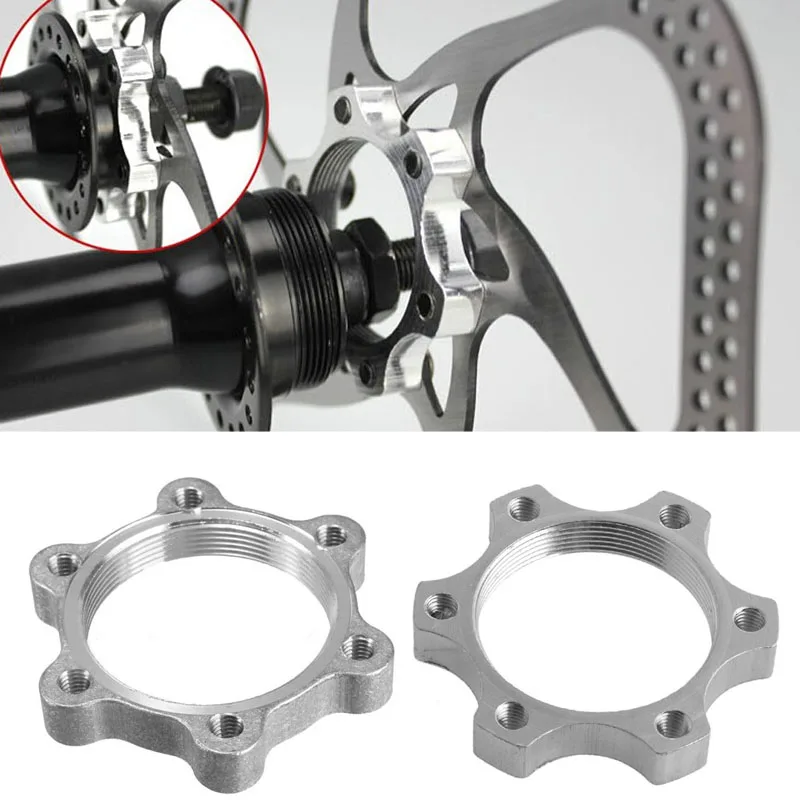 

New 2017 arrival Bike Bicycle Freewheel Threaded Hubs Disk Disc Brake Rotor 6Bolt Flange Adapter