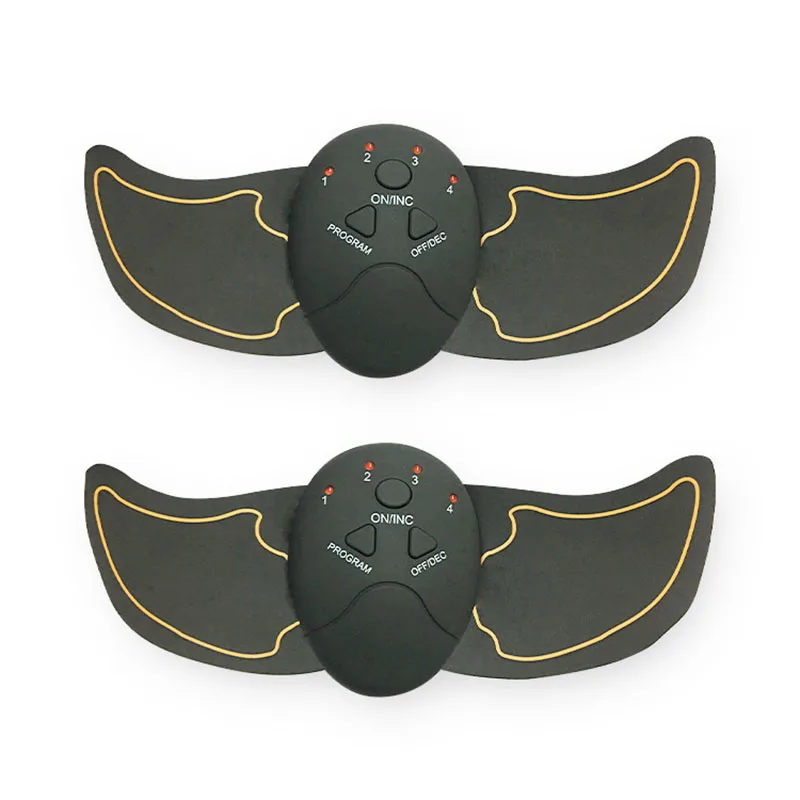 Dropship 6pcs Yellow EMS Abdominal Muscle Trainer Smart ABS Stimulator Sculpting Massager Pad Fitness Gym Body Slimming Massager