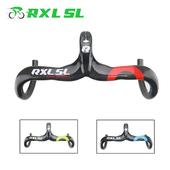 

Carbon Handlebar Road Bike RXL SL 28.6mm Bicycle Handlebar 3K Gloss Red/Blue/Green Integrated Handlebars And Stem