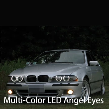 

HochiTech Ultra bright Multi-Color RGB LED Angel Eyes Kit with remote for BMW 1995-2000 E39 5 series pre-facelift car styling