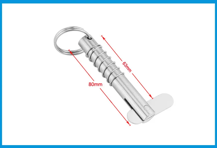 2 шт. M12 * 80 мм Морской сорт из нержавеющей стали 316 лодка быстродействующий контакт морской оборудования колода Сменные петли аксессуары
