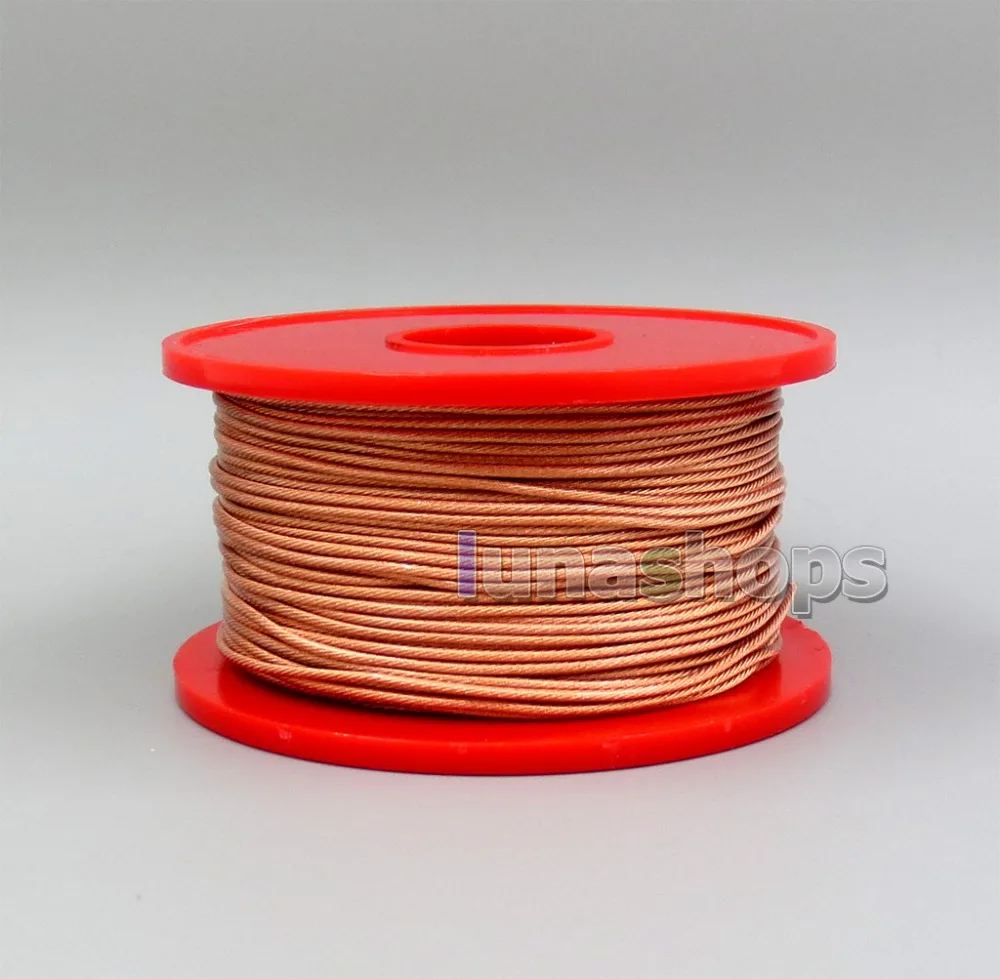 

LN006298 100m 7N OCC Copper 63 Cores (9*0.01mm)*7 PVC Insulating Layer Diameter:1.15mm Bulk Earphone Cable