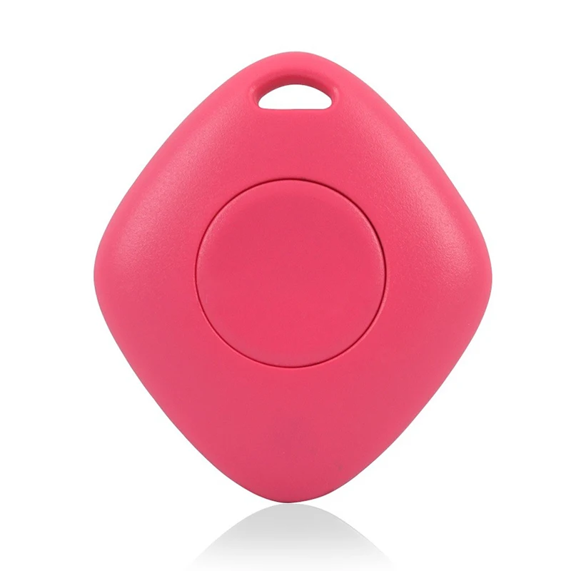 Мини Bluetooth беспроводной умный искатель iTag трекер кошелек Pet сумка багаж локатор кошелька Ключ анти потеря сигнализации напоминание с батареей - Цвет: Красный