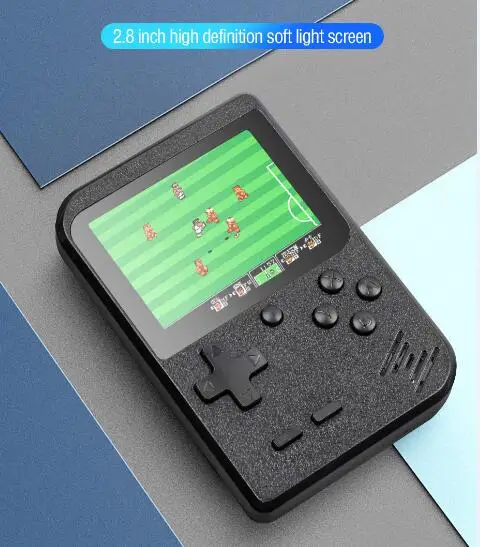 

Retro Portable Mini Handheld Game Console 8-Bit 2.8 in Color LCD Screen Kid Video Handheld Game Player Built-in 400 Games on TV