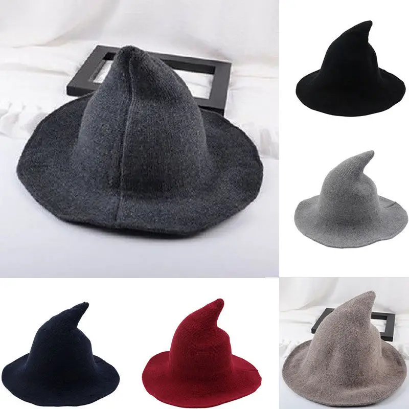 Wool High Quality Halloween Witch Hat Modern Witch Hat Made From High
