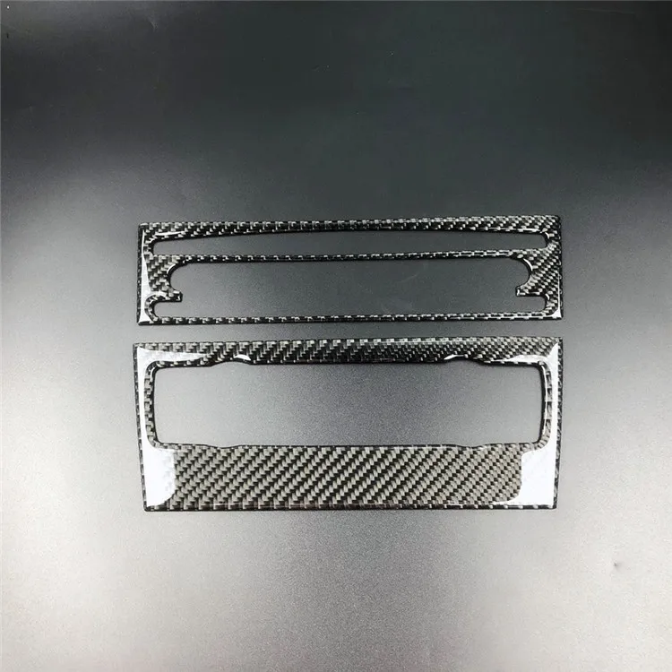 Для BMW e90 полоски из углеродного волокна кондиционер CD панель декоративная накладка авто аксессуары для интерьера автомобиля Стайлинг 3D наклейка