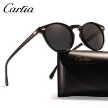 polarized sunglasses carfia 5288 46mm sunglasses women UV400 acateta glasses resin sunglasses men 3 colors with box oval classic