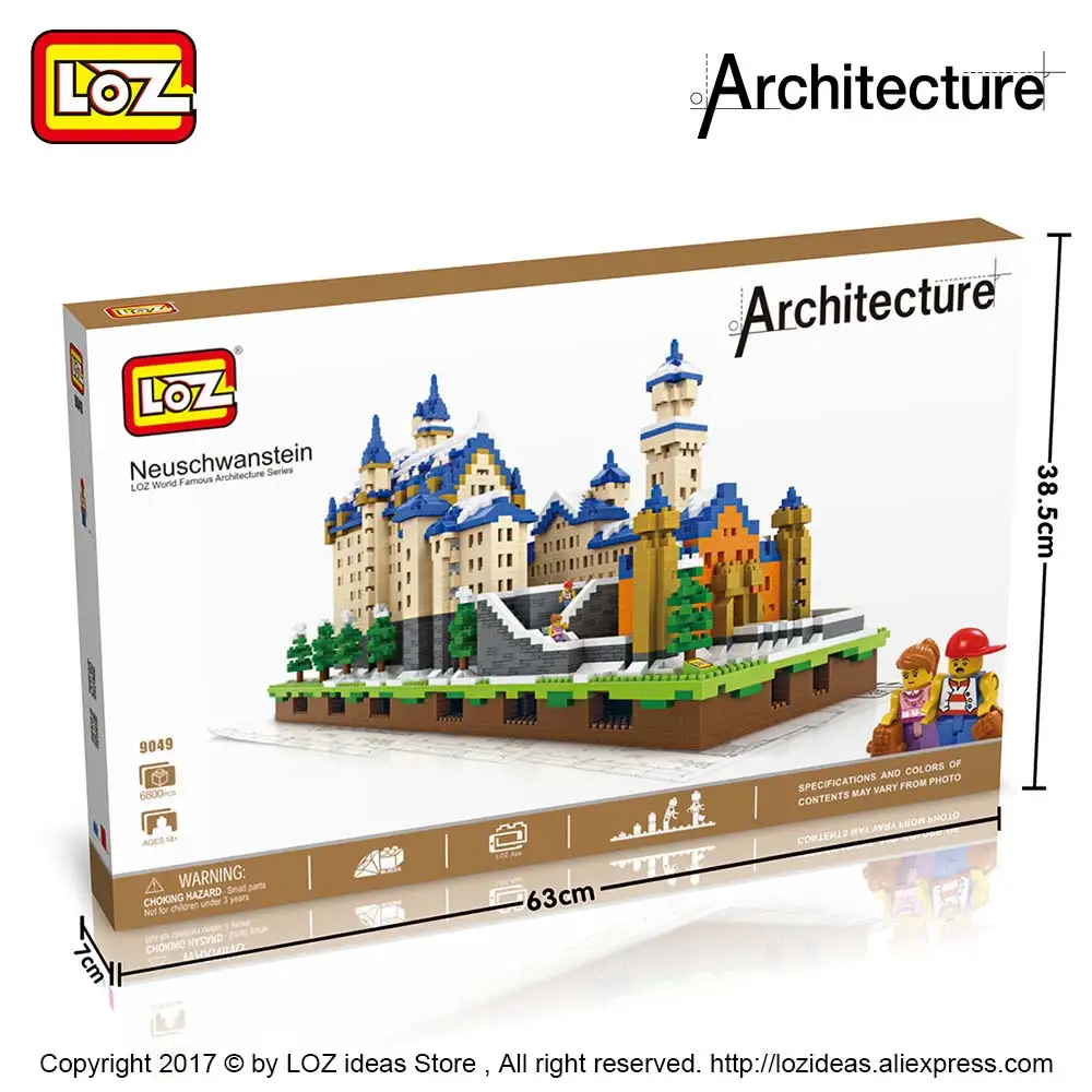 LOZ-Diamond-Blocks-Architecture-Toys-Schloss-Neuschwanstein-Castle-Model-New-Swan-Stone-Castle-Blocks-Building-Set (3)