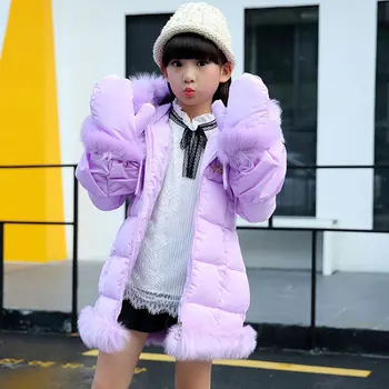 

Autumn Winter Hooded Jacket for Children Girl Warm Outerwear Sport Clothing Cotton Coats Child Kids Girls Jackets Clothing 2017