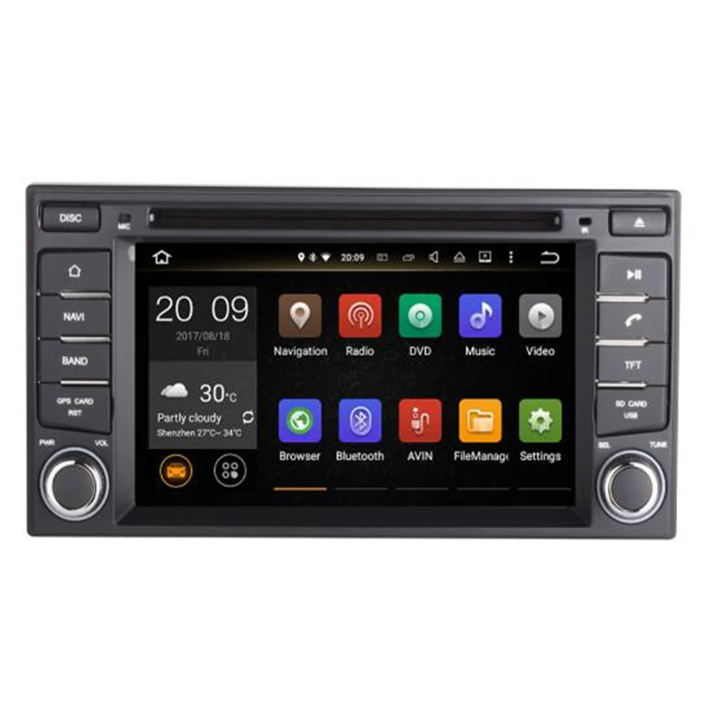 Clearance Android 9.0 Octa Core Car Radio Bluetooth DVD Player For Nissan Sunny/Juck/Micra 2011- Livina 2013- GPS Navigation Stereo WIFI 1