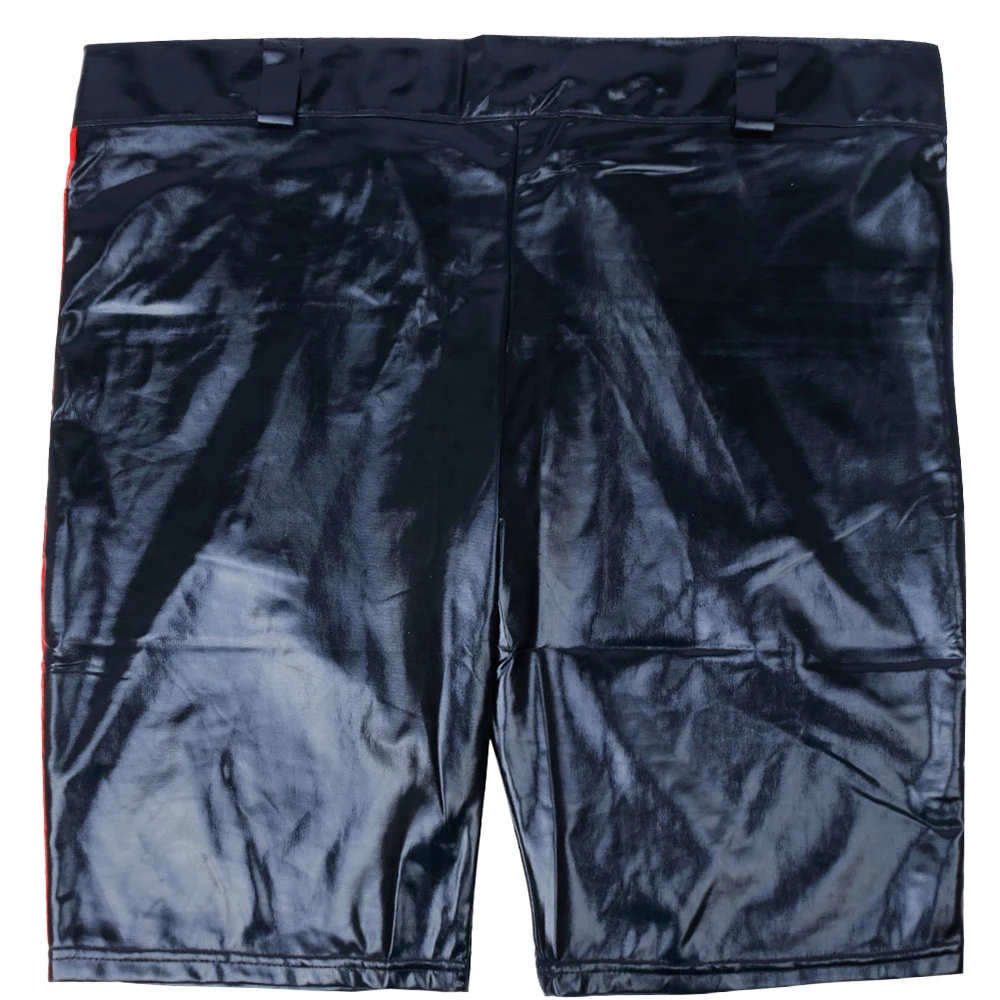 best casual shorts for men iiniim Sexy Men Patent Leather Wetlook Moto Sexy Boxer Shorts Lingerie Opened with Zipper Night Parties Clubwear Shorts smart casual shorts mens