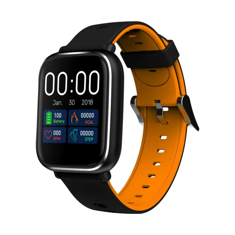 Сенсорный экран Водонепроницаемый Smart Watch Sport IP67 3D динамический мониторинг сердечного ритма крови Давление монитор Часы Браслет Для мужчин/Для женщин