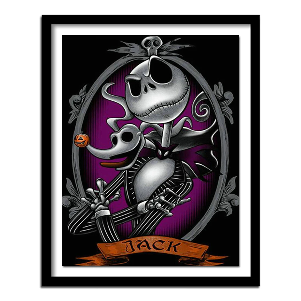 

New 5d Diamond Embroidery,Nightmare Before Christmas Diy Diamond Painting Cross Stitch Full Square Rhinestones Needlework
