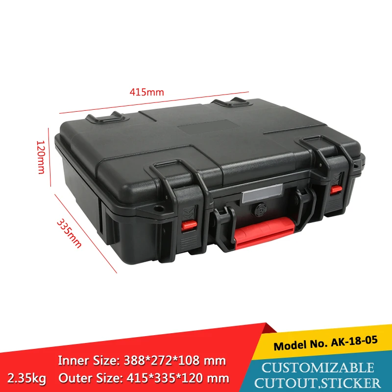 IP67 Plastic Waterproof Tool Box Transparent Hard Equipment Storage Case (2)