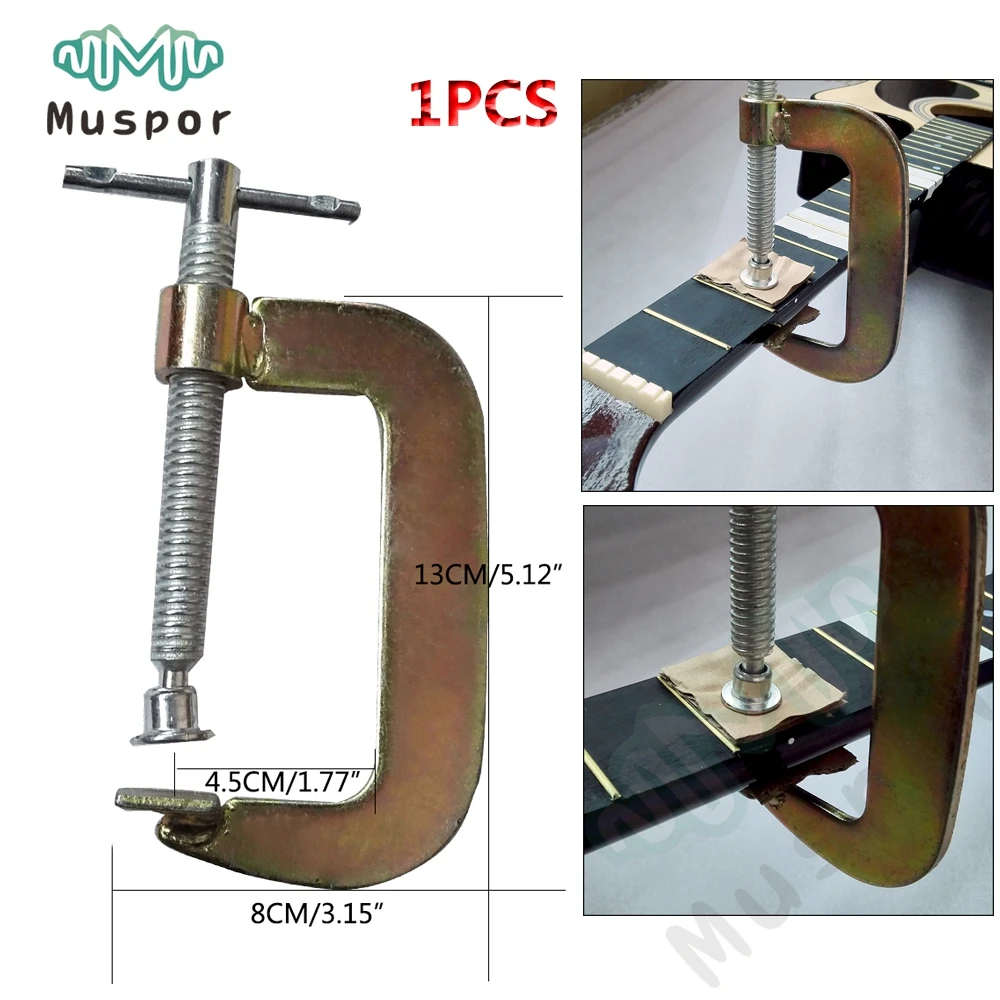 

Guitar Neck Fracture Repair Tools Panel Crack Repair Bar Clamp Multipurpose For Acoustic Classical Electric Guitar Bass Banjo