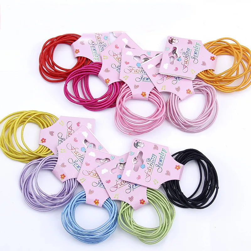 

SEA MEW Mixed 3.5mm Candy Colored Hair Holders High Quality Elastic Rubber Bands For Hair Accessories Girl Kids Jewelry 100PCS