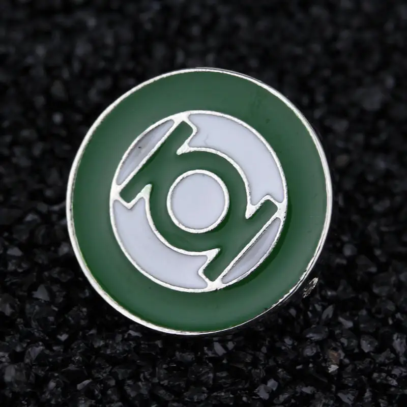 Dongsheng DC Comics зеленый Фонари большой броши штифт супергероя DC Comics зеленой эмалью лацкан брошь эмблемы-40