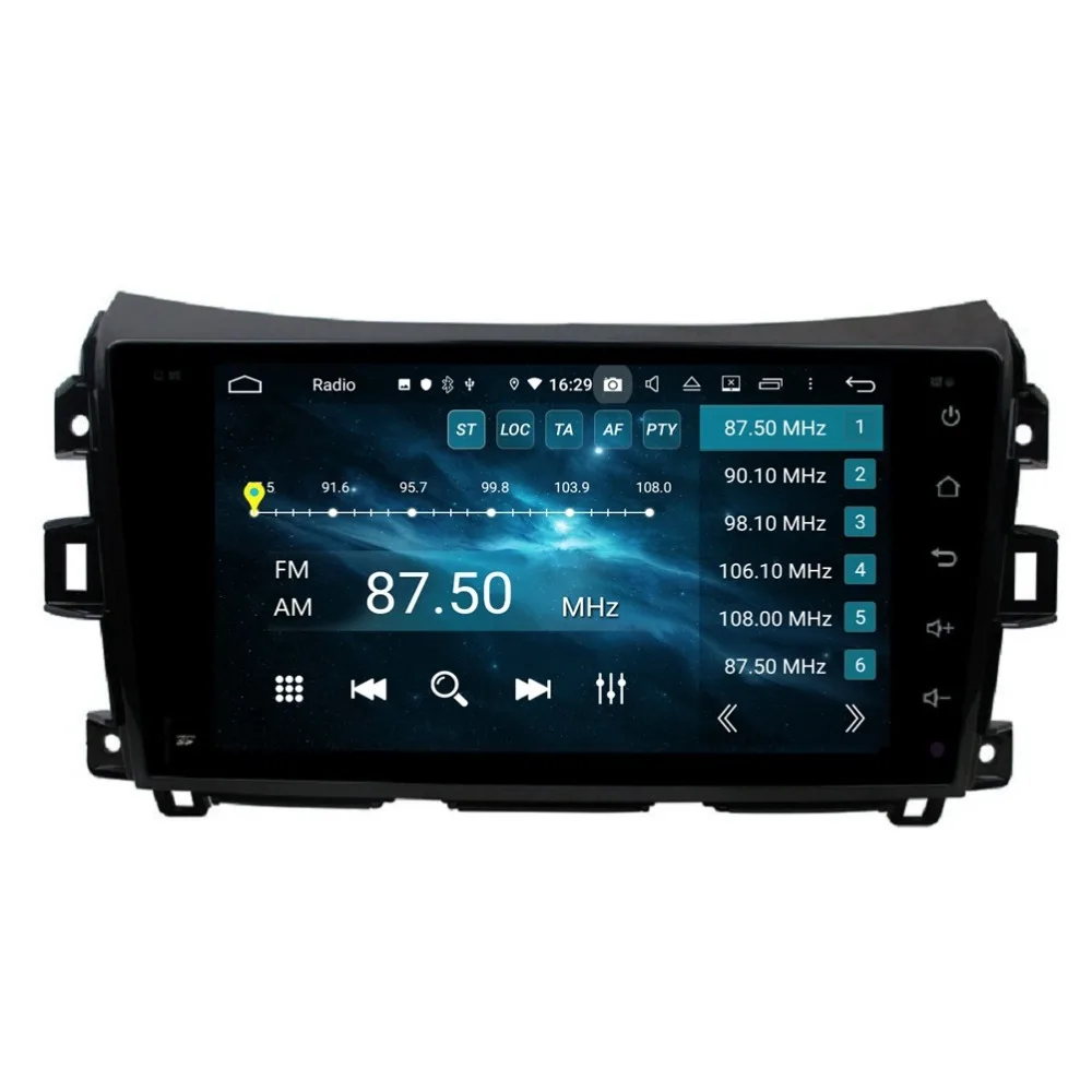 Perfect Right Driving 4GB+32GB Octa Core 9" Android 9.0 Car Radio DVD Player for Nissan Navara 2016 GPS Bluetooth WIFI USB Mirror-link 5