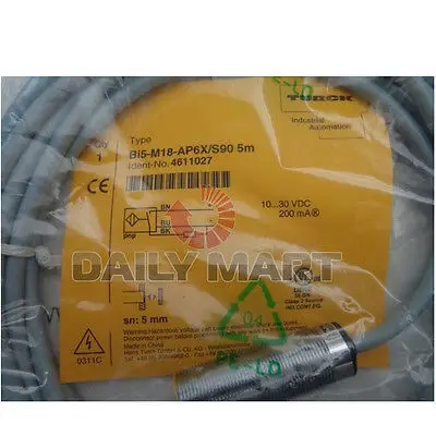 

DHL/EMS 2 LOTS New Turck BI5-M18-AP6X/S90 Proximity Switch Sensor