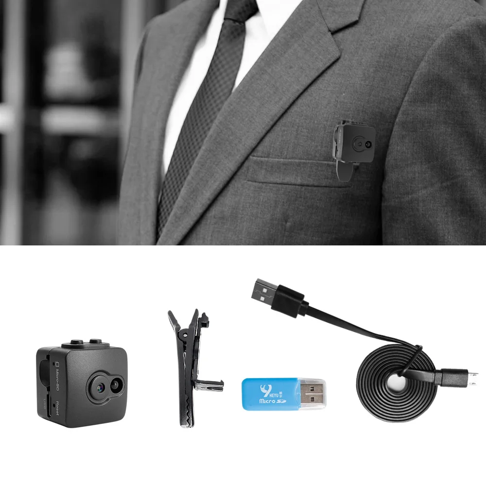 7-mini camera mini Kamera full HD 1080P Infrared Night Version car DVRs Voice Video recorder Suppot TF card