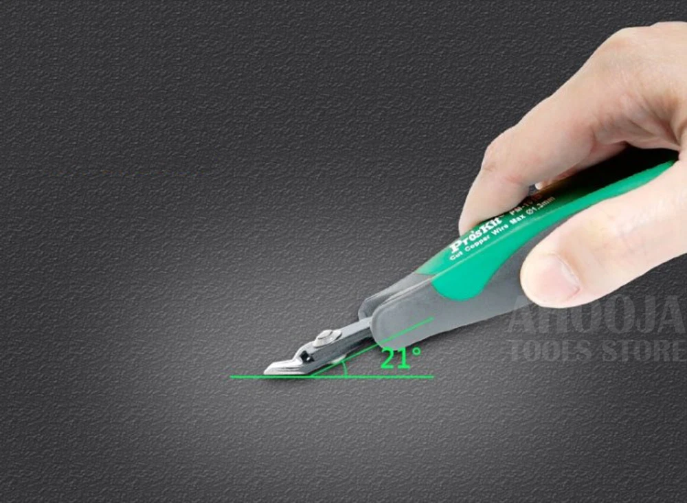 Pro'sKit тонкое лезвие диагональные режущие плоскогубцы электронный резной провод Кабельные резаки косой рот плоскогубцы ручные инструменты для ремонта