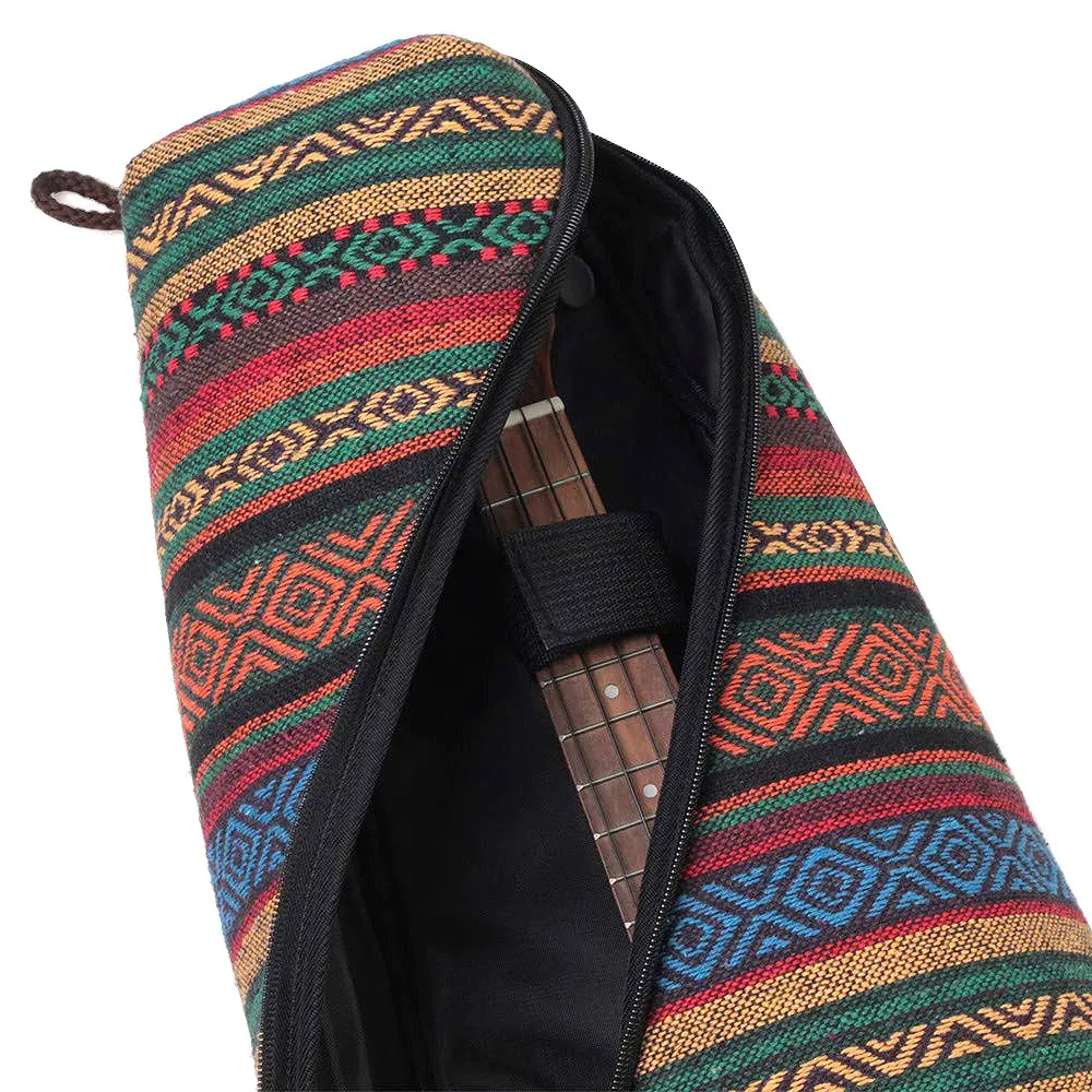 ADDFOO сумка в богемном стиле Гавайские гитары укулеле 10 мм Мягкий Нейлоновый Хлопковый чехол с подкладкой из губки Рюкзак с двумя ремешками