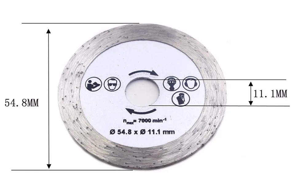 Для дерева, металла, гранита, мраморной плитки, кирпичный диск для портативных/DIY режущих инструментов, электрическая цепь, бриллианты, легированная сталь, циркулярная пила