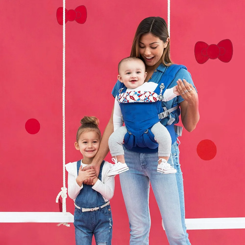 Ceny 360 omni cztery pozycji ergonomiczny bawełny organicznej dziecko przenośny wielofunkcyjny wózek dziecięcy wrap regulowany chusta do noszenia dzieci