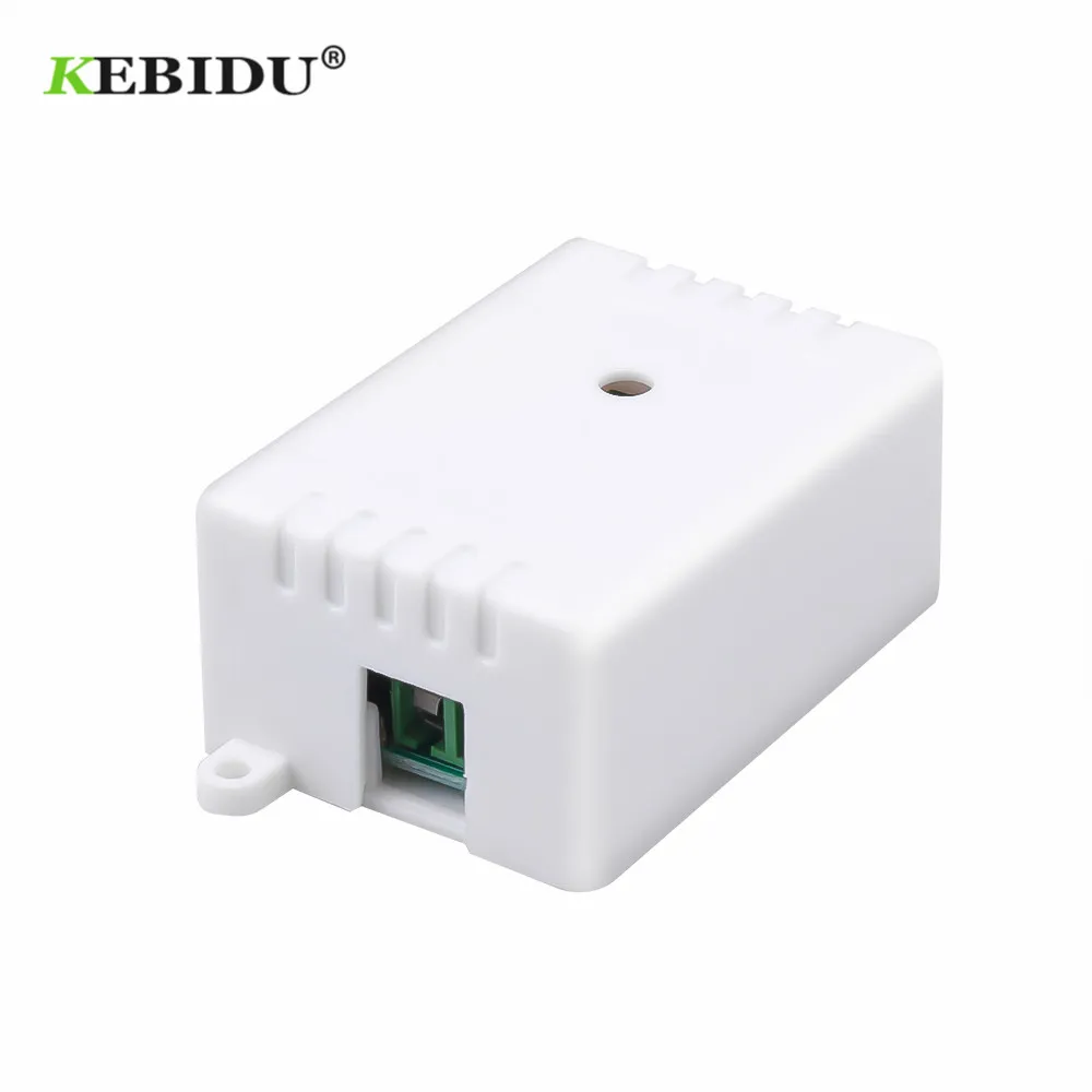 KEBIDU 433 MHz Universal Wireless Remote Control Switch AC 110V 220V 1CH Relay Receiver Module and RF Remote Controls Universal