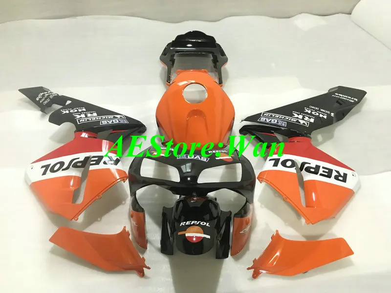 Комплект обтекателей для мотоцикла HONDA CBR600RR F5 03 04 CBR 600RR 600 2003 2004 ABS красная