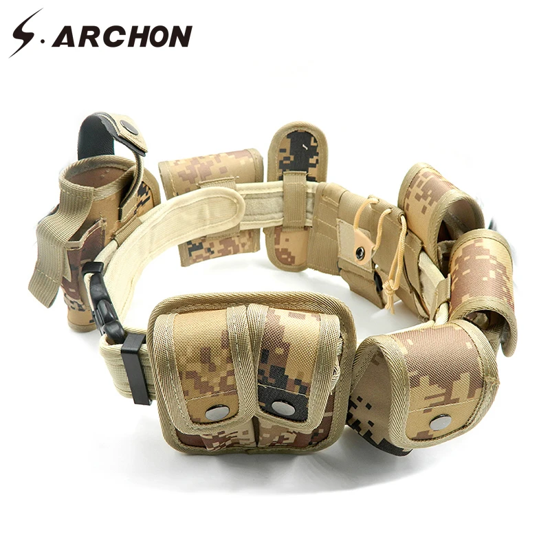 Мужской армейский ремень с пластиковой пряжкой S.ARCHON 10 в 1|belt plastic buckle|belt high qualitybelt |