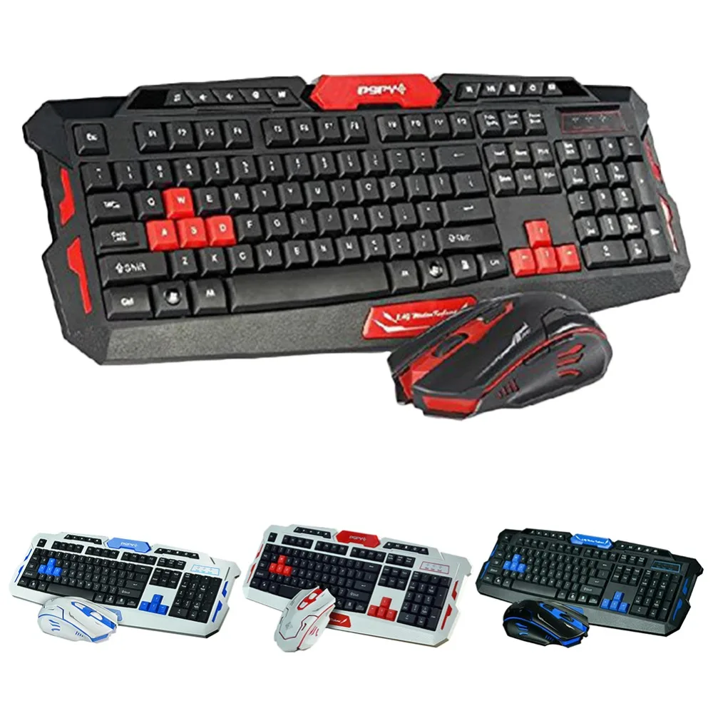 

Waterproof Convenient Wireless Keyboard and Wireless Mouse Games Combo Set