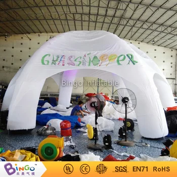 

portable inflatable spider tent with led light 8M Dia. 6legs toy tent