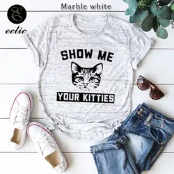 Корейский более Размеры d футболка каваи плюс Размеры Vetement 5xl Femme 2019 Новый Письмо печати Женская футболка Забавный cat футболки Tumblr Для женщин