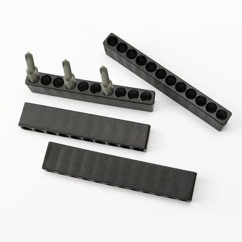 

6.35mm Hex shank Drill Bit holder storage Screwdriver Head holder organizer 10 12 holes hand tools accessories